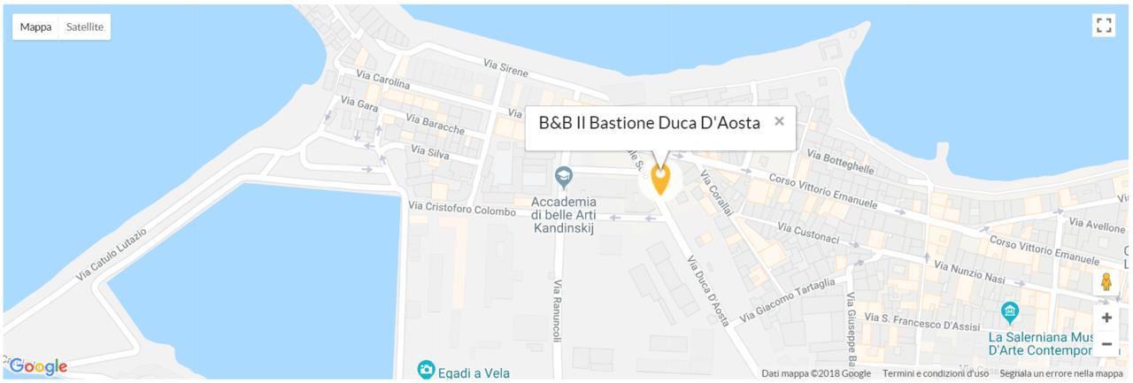 Il Bastione Duca D'Aosta Bed & Breakfast Trapani Dış mekan fotoğraf
